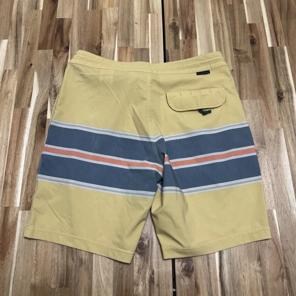 Vissla Board Shorts Mens 29 Colorblock Striped Lightweight Swimming Beach